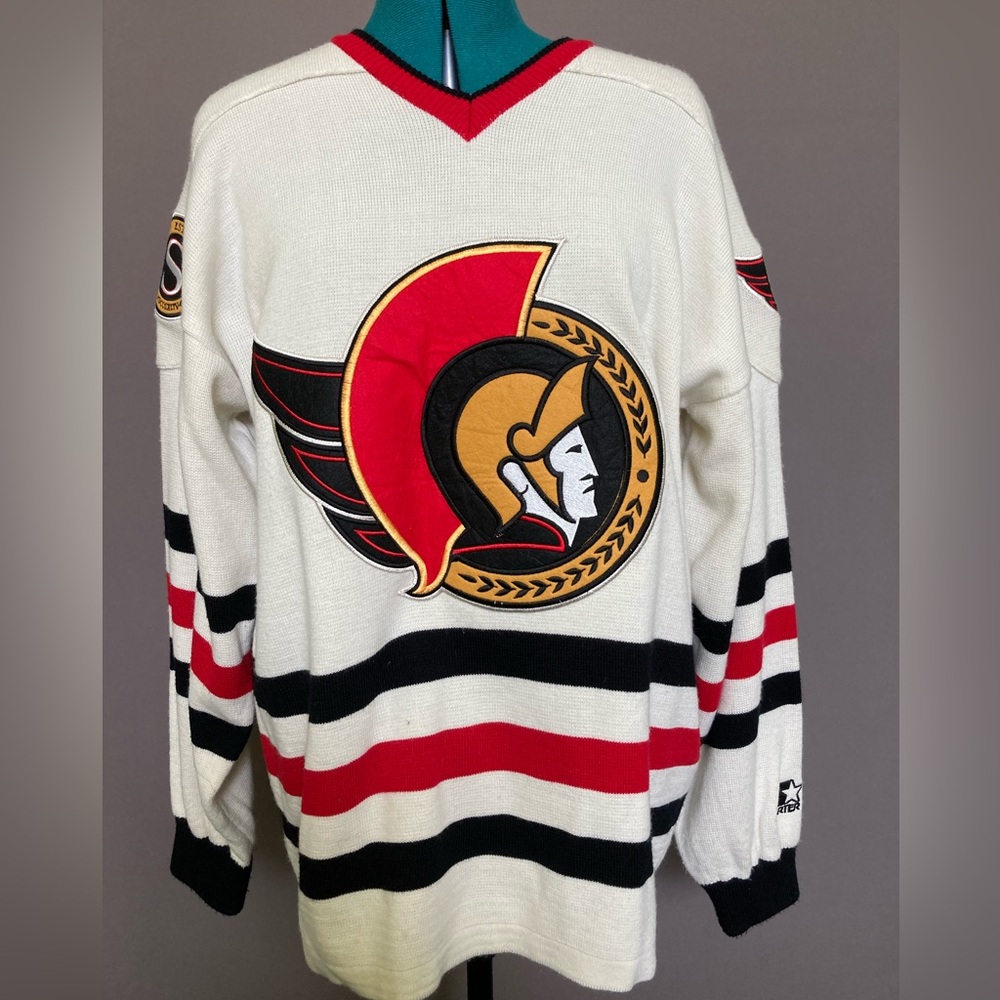 Classic Ottawa Senators Sweater Starter NHL Officially Licensed M Medium